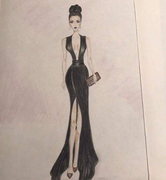 OBISIDIAN NIGHT GLAMOUR: A SILHOUETTE OF MYSTERY AND POWER