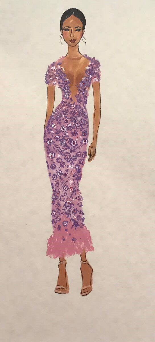 BLOSSOM DREAM: A FLORAL SYMPHONY IN AMETHYST