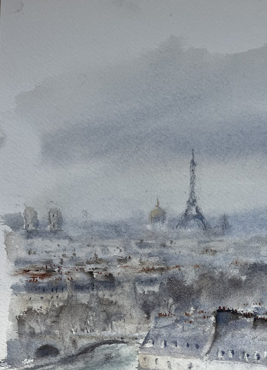 PARIS THROUGH THE MIST - A VIEW FROM BONNIE