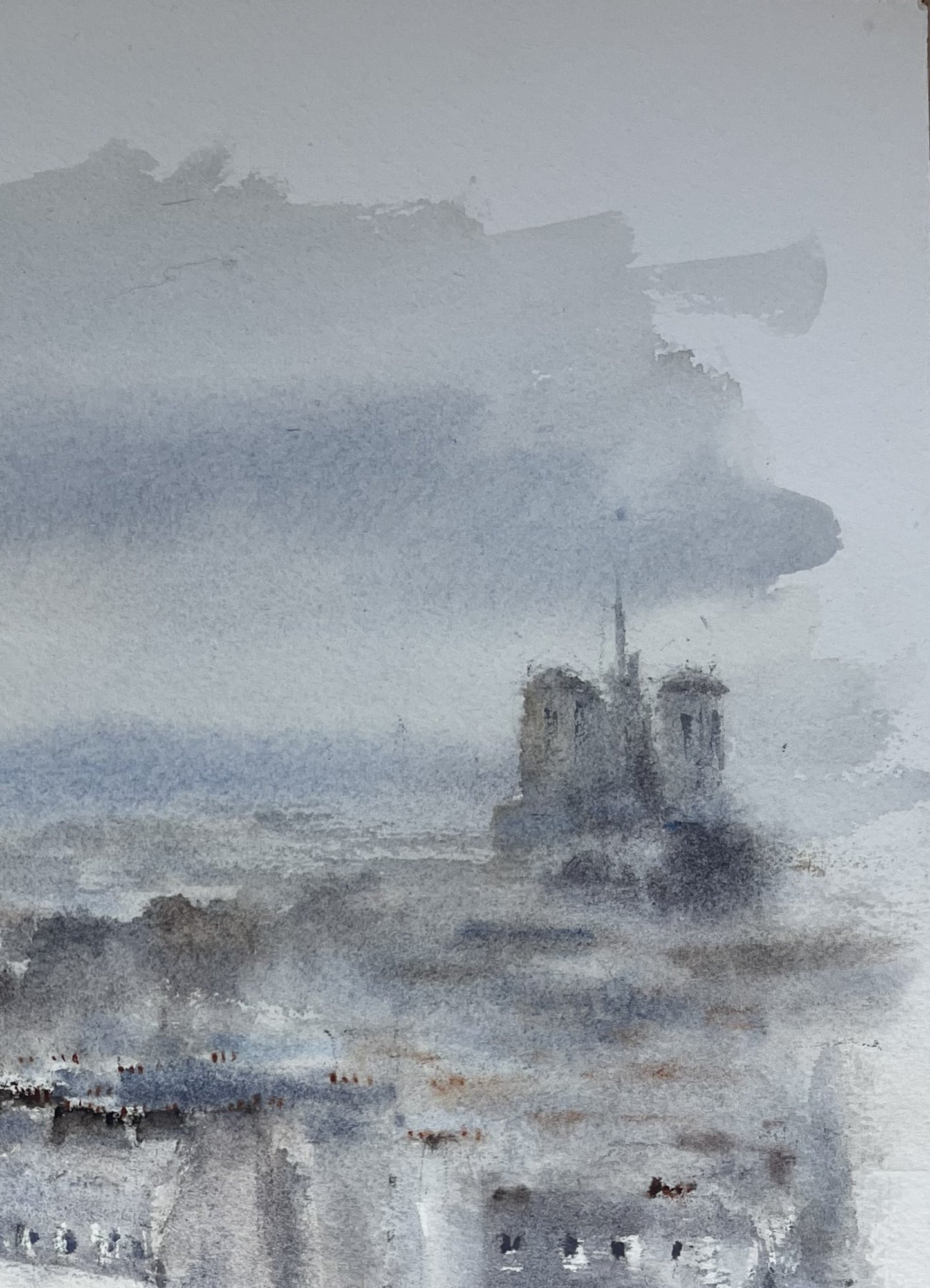 PARIS THROUGH THE MIST - A VIEW FROM BONNIE