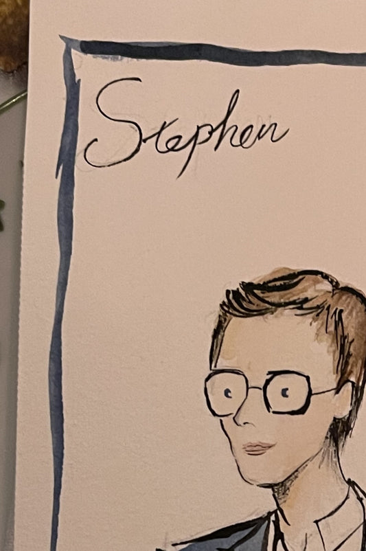 PERSONALIZED MENU CARD: STEPHEN