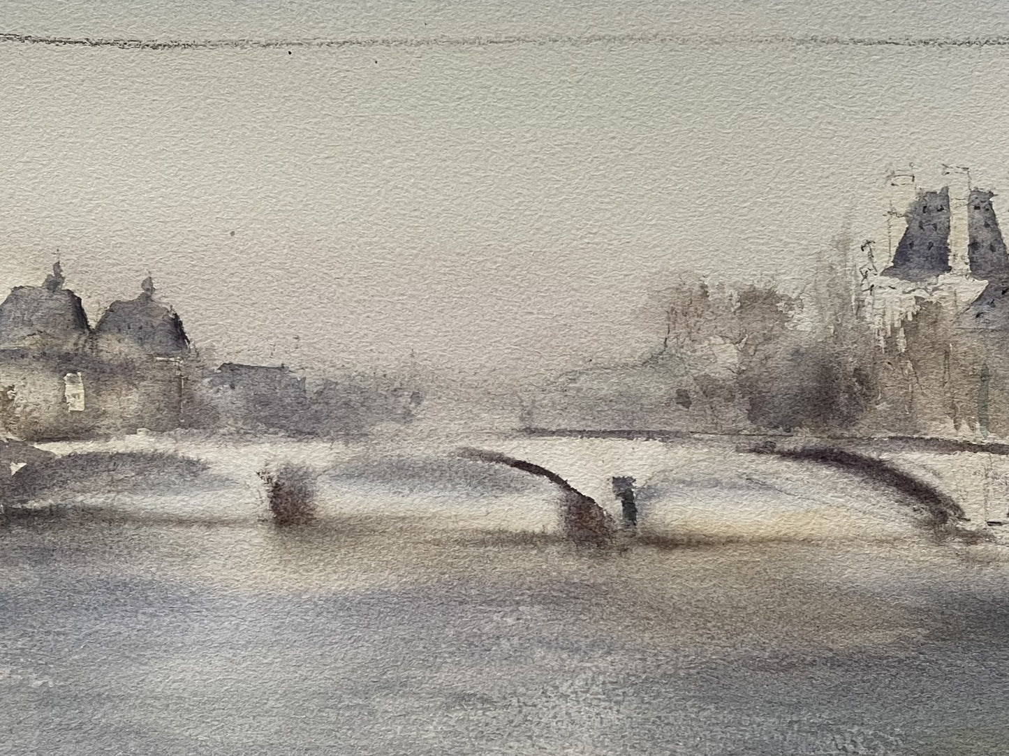 SKETCH OF THE “PONT DES ARTS”