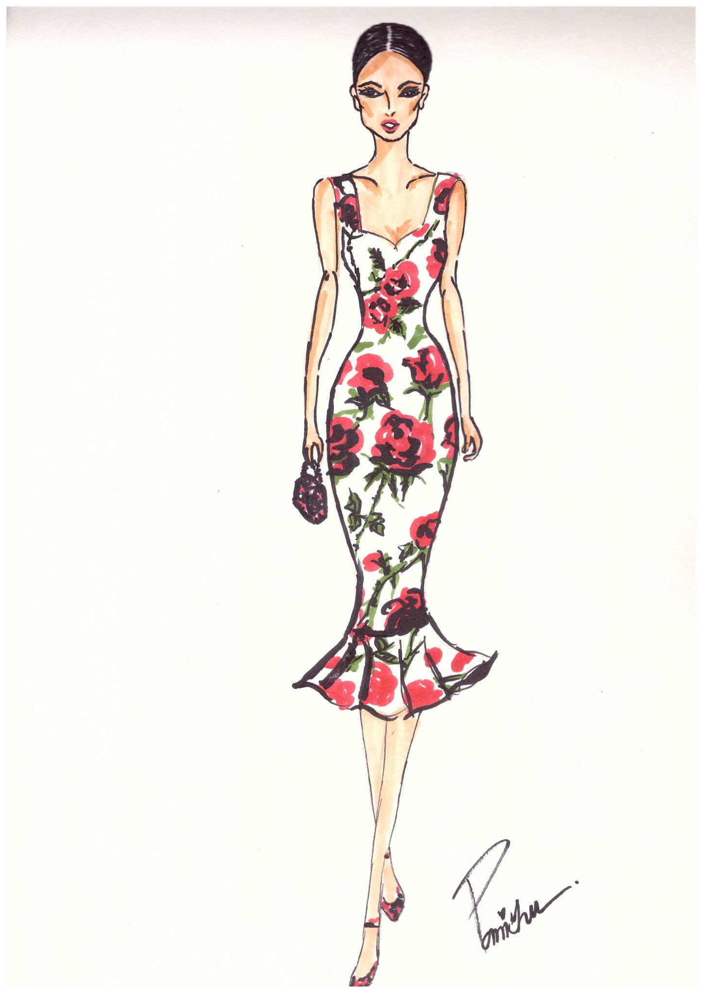 ROMANTIC GARDEN BLOOM: A FLORAL SONATA OF GRACE