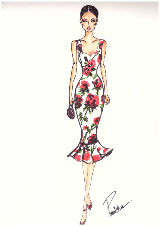 ROMANTIC GARDEN BLOOM: A FLORAL SONATA OF GRACE