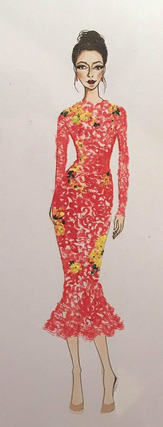 CRIMSON BLOSSOM ALLURE: A DANCE OF PASSION AND GRACE