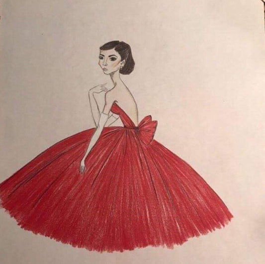 SCARLET ELEGANCE REVERIE: A VISION OF PASSION AND GRANDEUR