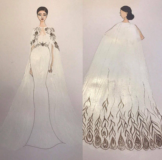 TIMELESS IVORY MAJESTY: A VISION OF REGAL ELEGANCE