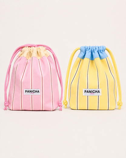 The Panicha Paris Drawstring Pouch