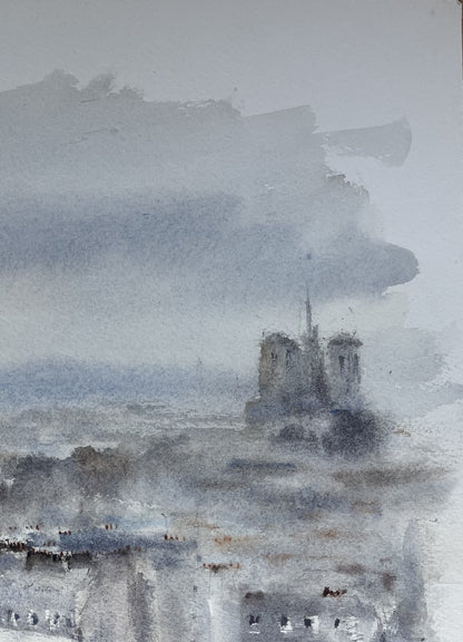 PARIS THROUGH THE MIST - A VIEW FROM BONNIE