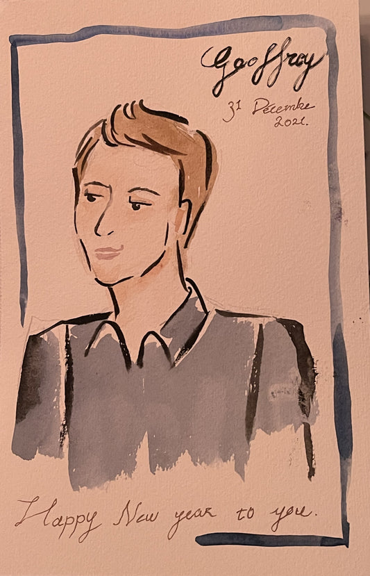 PERSONALIZED MENU CARD: GEOFFREY