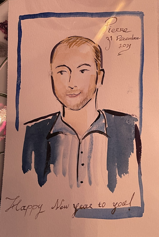 PERSONALIZED MENU CARD: PIERRE