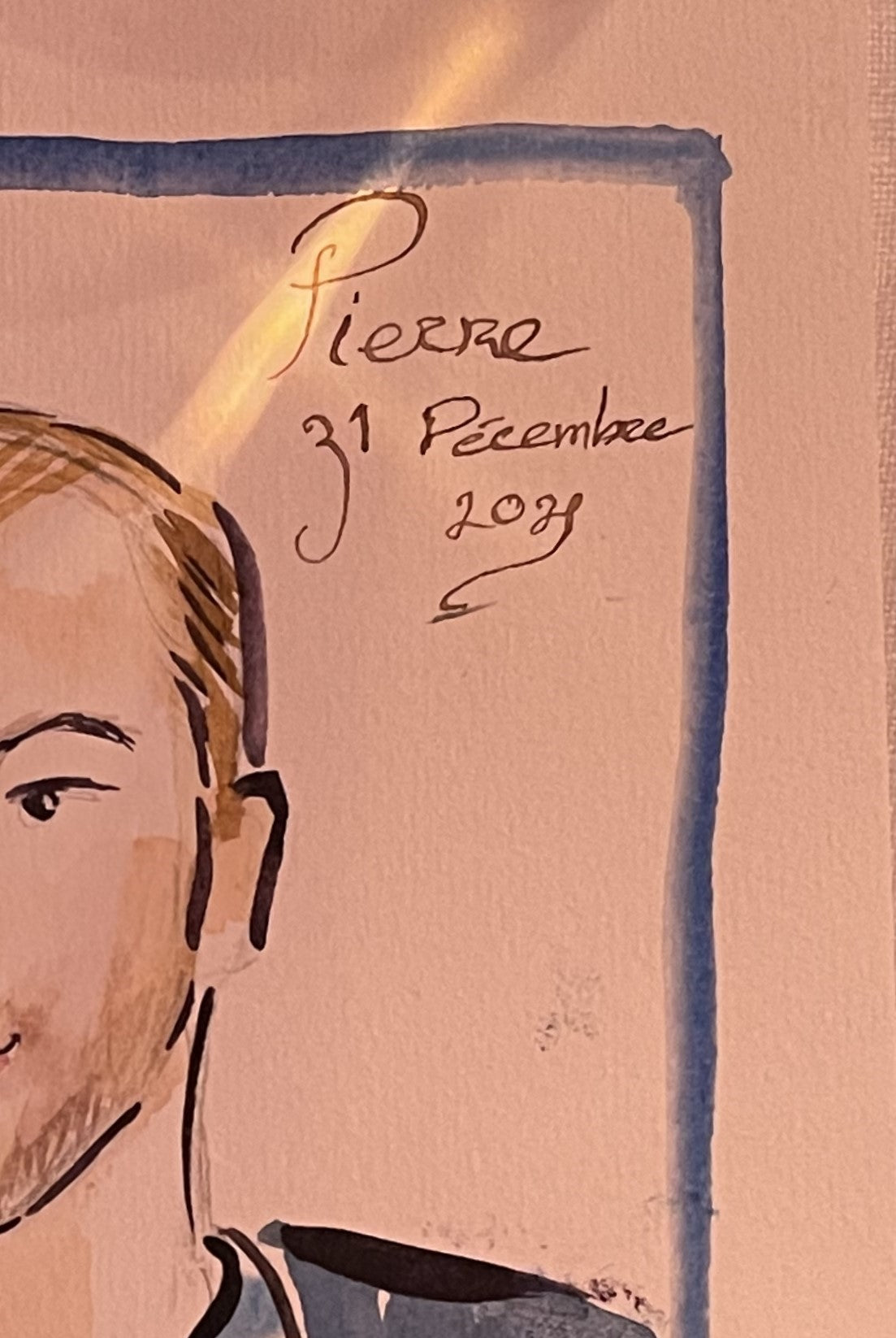 PERSONALIZED MENU CARD: PIERRE