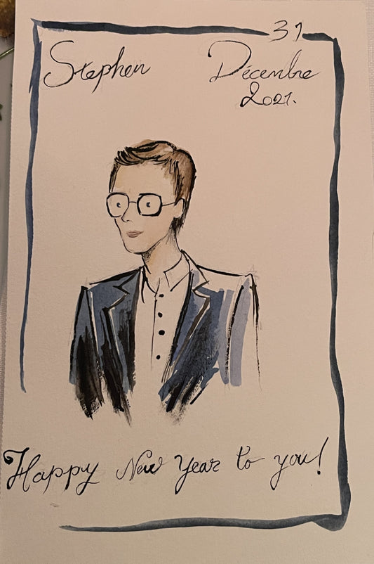 PERSONALIZED MENU CARD: STEPHEN