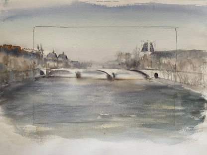 SKETCH OF THE “PONT DES ARTS”