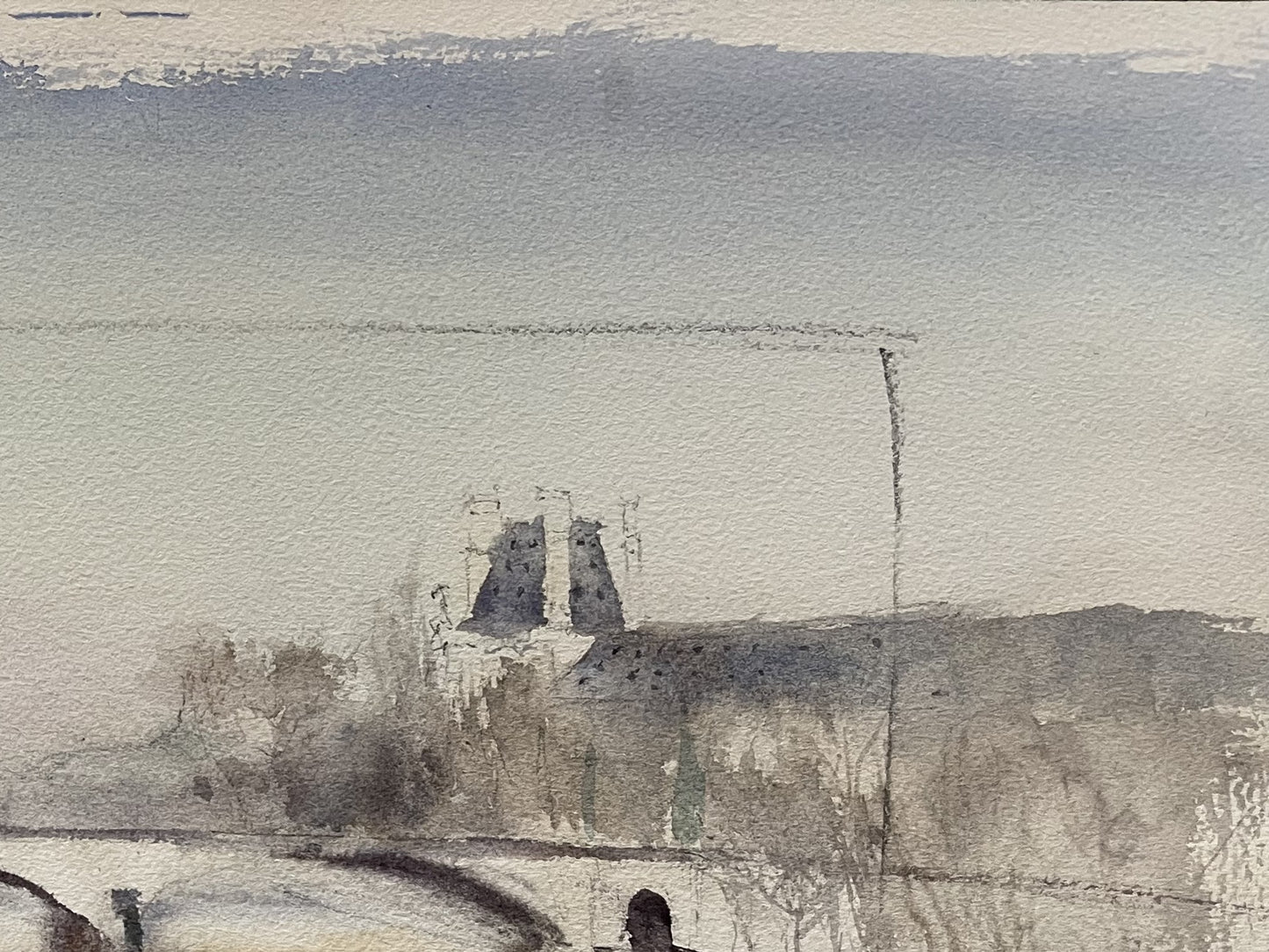SKETCH OF THE “PONT DES ARTS”