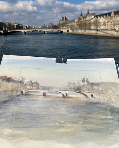 SKETCH OF THE “PONT DES ARTS”