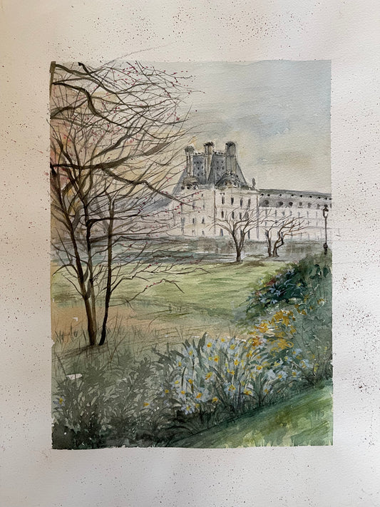 SPRING AT THE LOUVRE