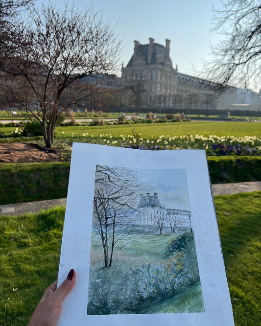 SPRING AT THE LOUVRE