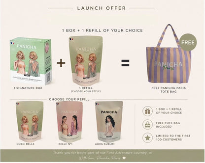 Cozie Belle – Signature Bundle | Box + Refill + Complimentary Tote