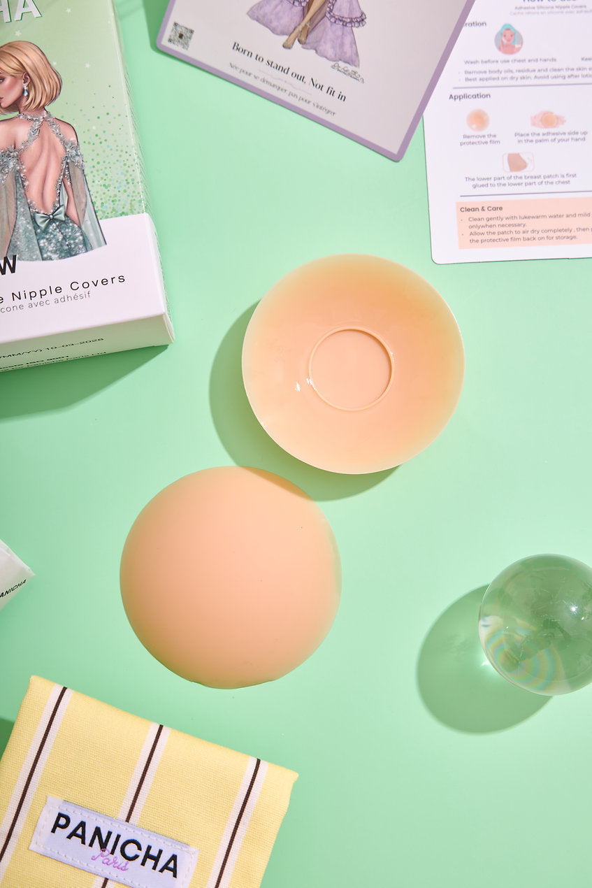 Cozie Belle – Round Adhesive Nipple Covers | Refill Pouch