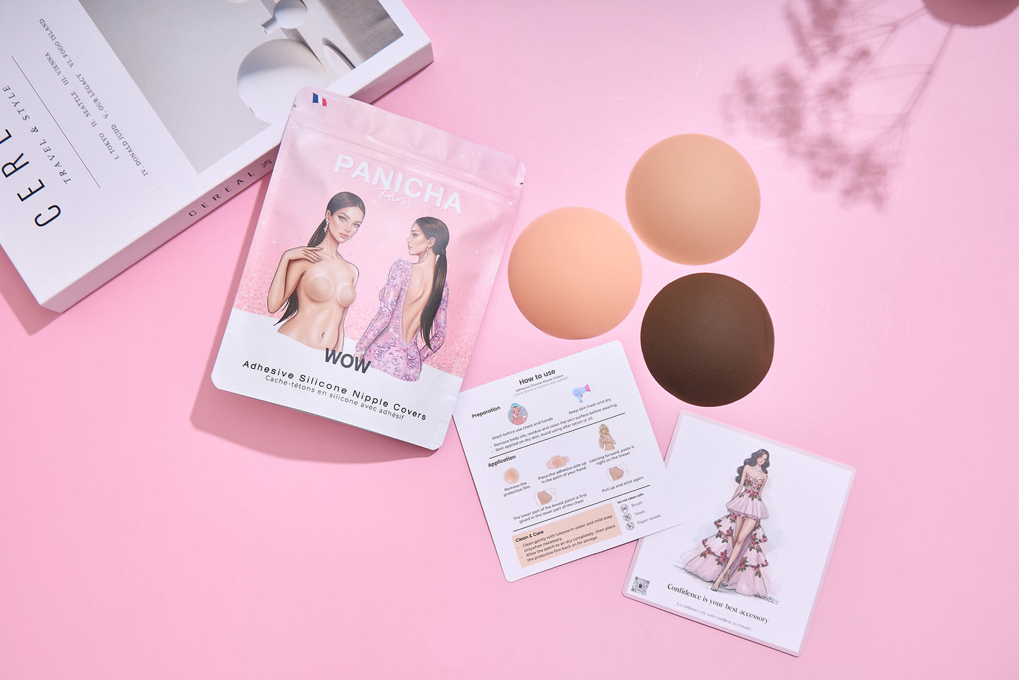 Belle N°1 – Round Adhesive Nipple Covers | Refill Pouch