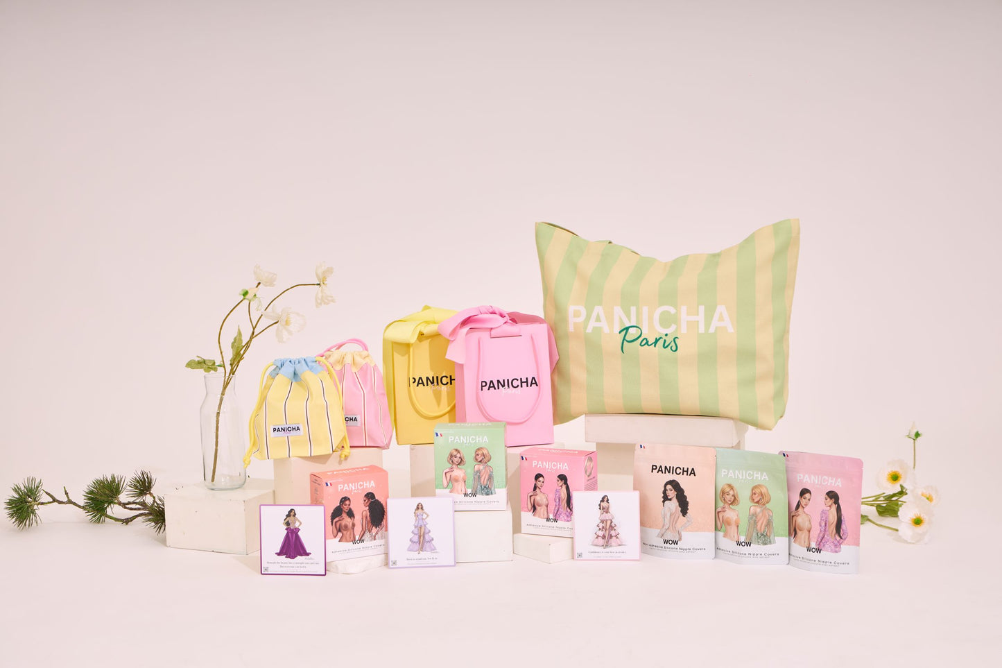 The Panicha Paris Drawstring Pouch