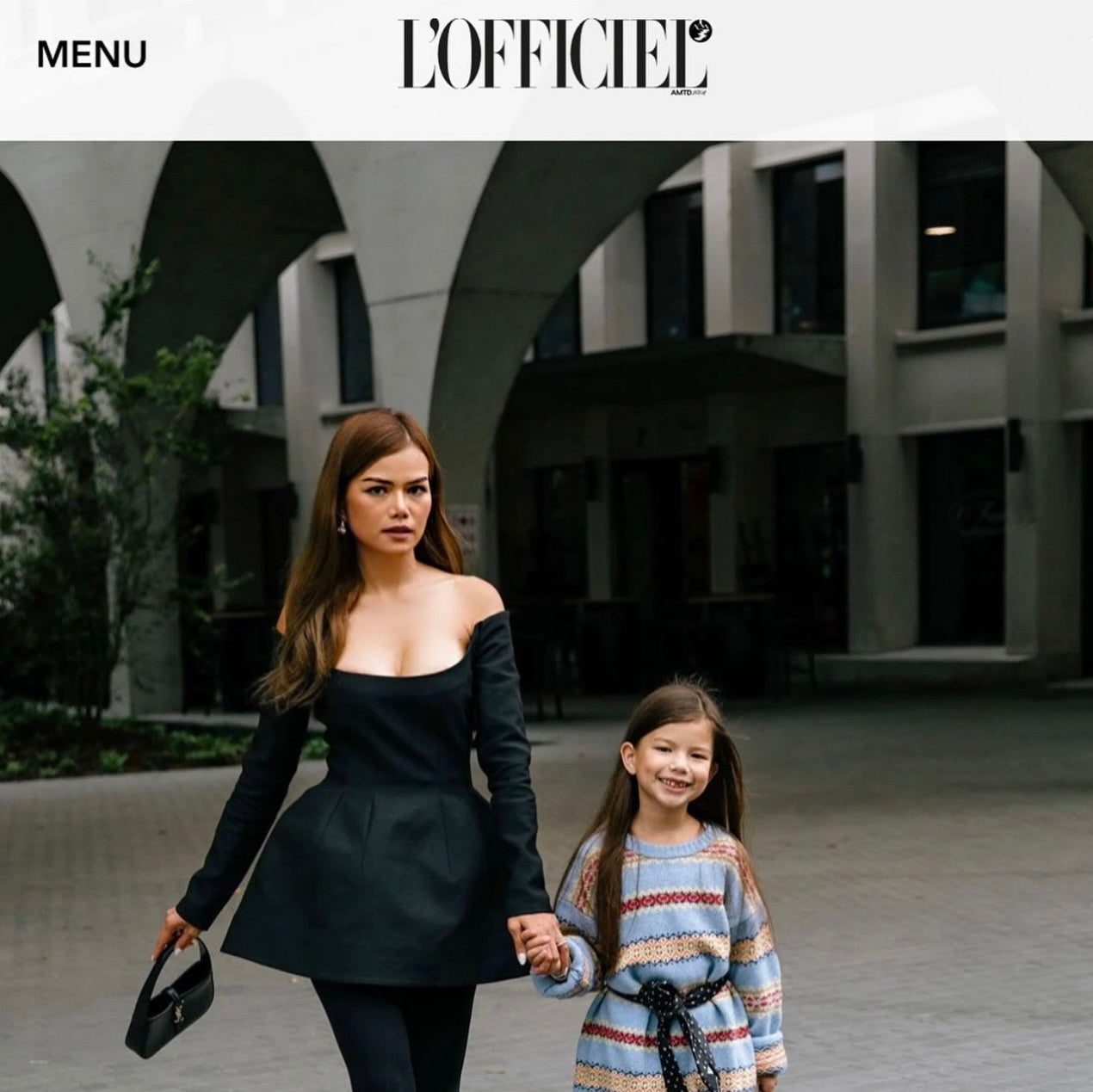 Fashion editorial featuring Panicha Thisanon for L’Officiel