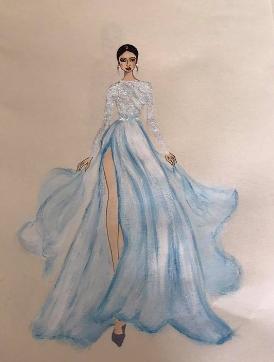 SKY SERENITY FLOW: A CELESTIAL DANCE OF ELEGANCE